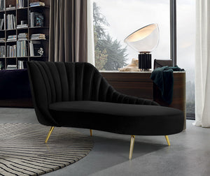 Josefina Chaise In Black Velvet