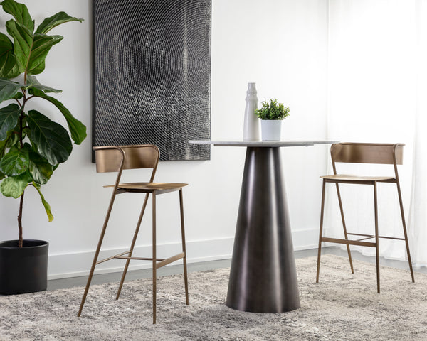 KEANU BARSTOOL - ANTIQUE GOLD