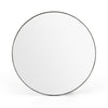 Bellvue Round Mirror In Rustic Black