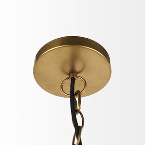 Campanile 30.0 L x 30.0 W x 16.0 H Brown Half Domed Chandelier