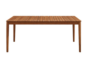 Erikka 110" Double-Leaves Extensible Dining Table, Amber