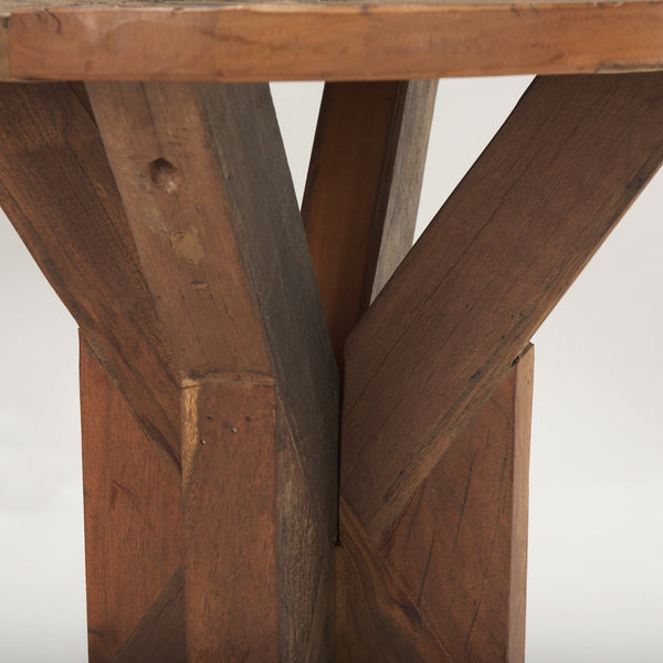 Heidi Reclaimed Brown Wooden End Table