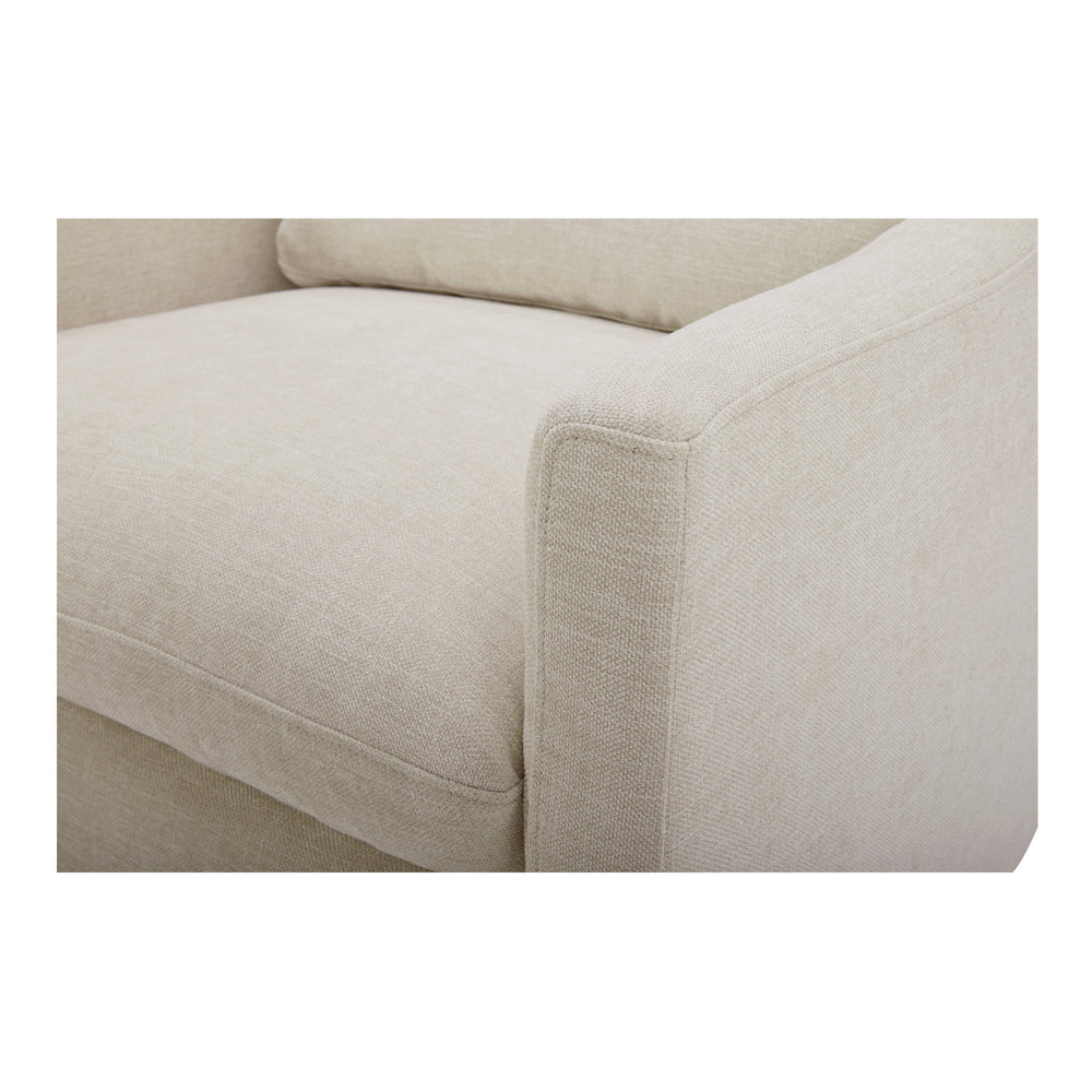 Moe's Linden Swivel Chair in Soft Beige