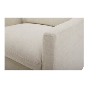 Moe's Linden Swivel Chair in Soft Beige