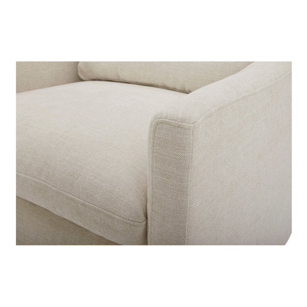 Moe's Linden Swivel Chair in Soft Beige