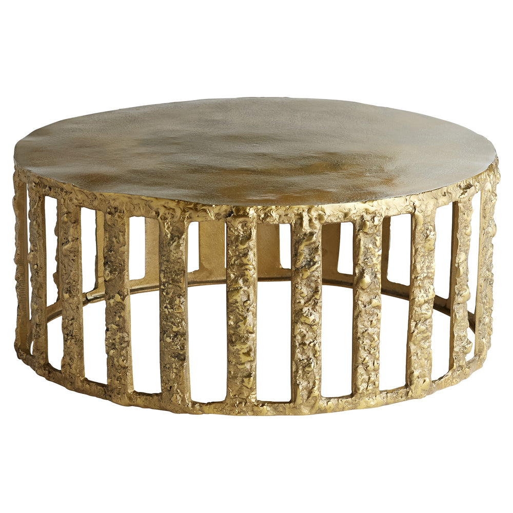 Lucila Gilded Flat Cffe T in Gold