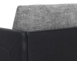 ASHI SOFA - NASH ZEBRA / COAL BLACK