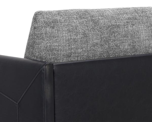 ASHI SOFA - NASH ZEBRA / COAL BLACK