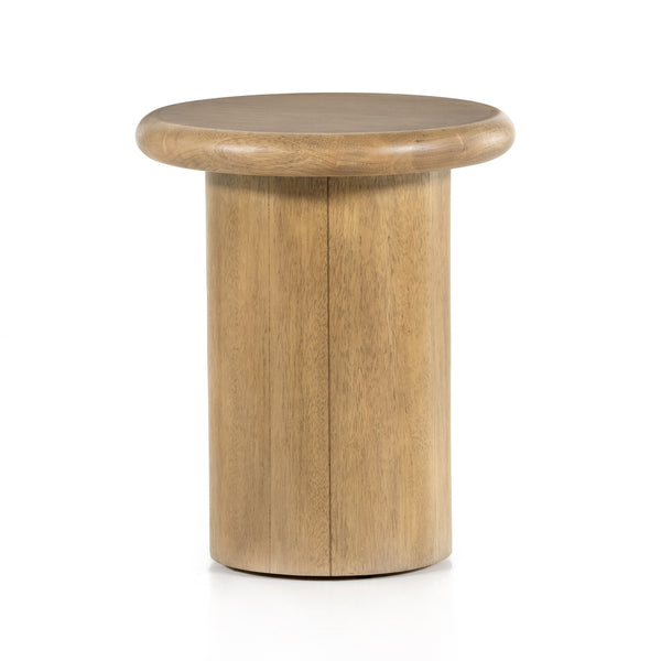 Zach End Table In Burnished Parawood