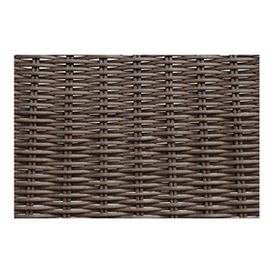 Paige Outdoor Accent Chair in Brown Wicker