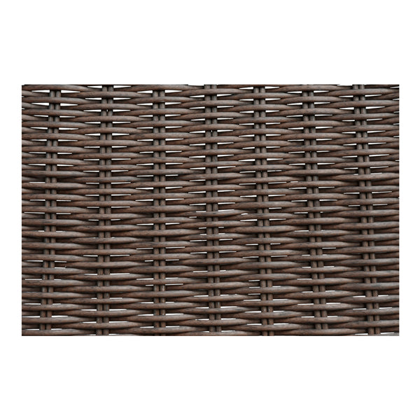 Paige Outdoor Accent Chair in Brown Wicker