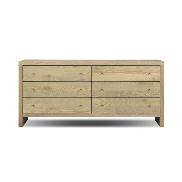 Torrington 6 Drawer Dresser - Sandy Oak Resawn