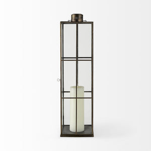 Grimwig (Large) 8L x 8W x 31H LANTERN W/SHEET BASE WITHOUT BEVEL