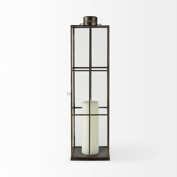 Grimwig (Large) 8L x 8W x 31H LANTERN W/SHEET BASE WITHOUT BEVEL