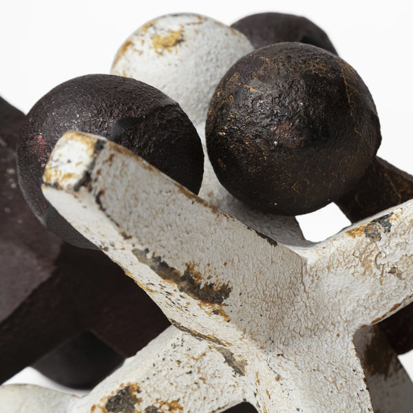 Jax Set of 3 8L x 7W Cast Iron Metal Jacks