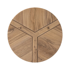 Renan End Table in Natural Reclaimed French