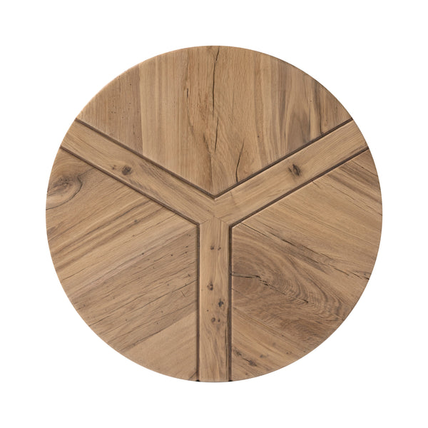 Renan End Table in Natural Reclaimed French