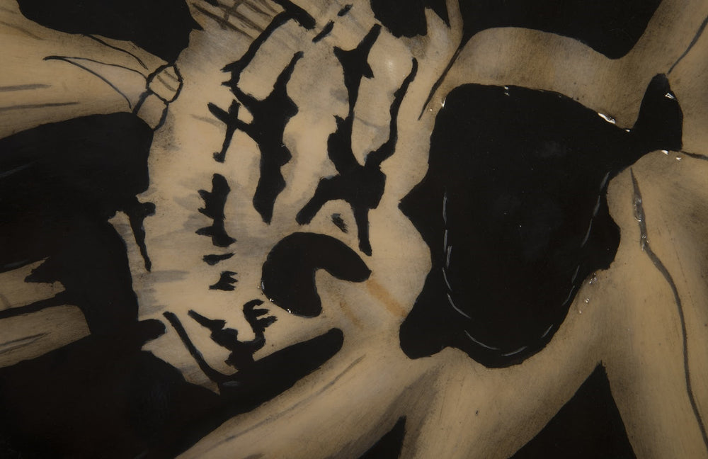 Cast Petrified Wood Wall Tile, Resin