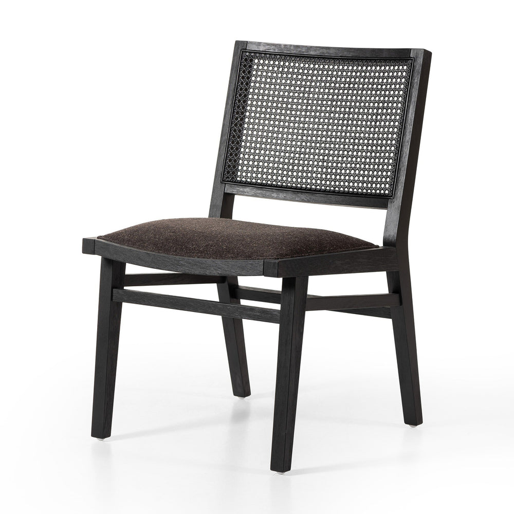 Sage Dining Chair In Antwerp Noir And Brushed Ebony Beech And Brushed Ebony Cane