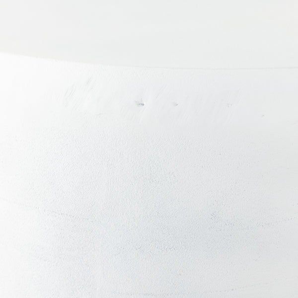 Basil Outdoor End Table In Matte White