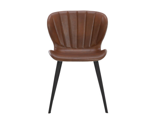 ARABELLA DINING CHAIR - BRAVO COGNAC / NOVEMBER GREY