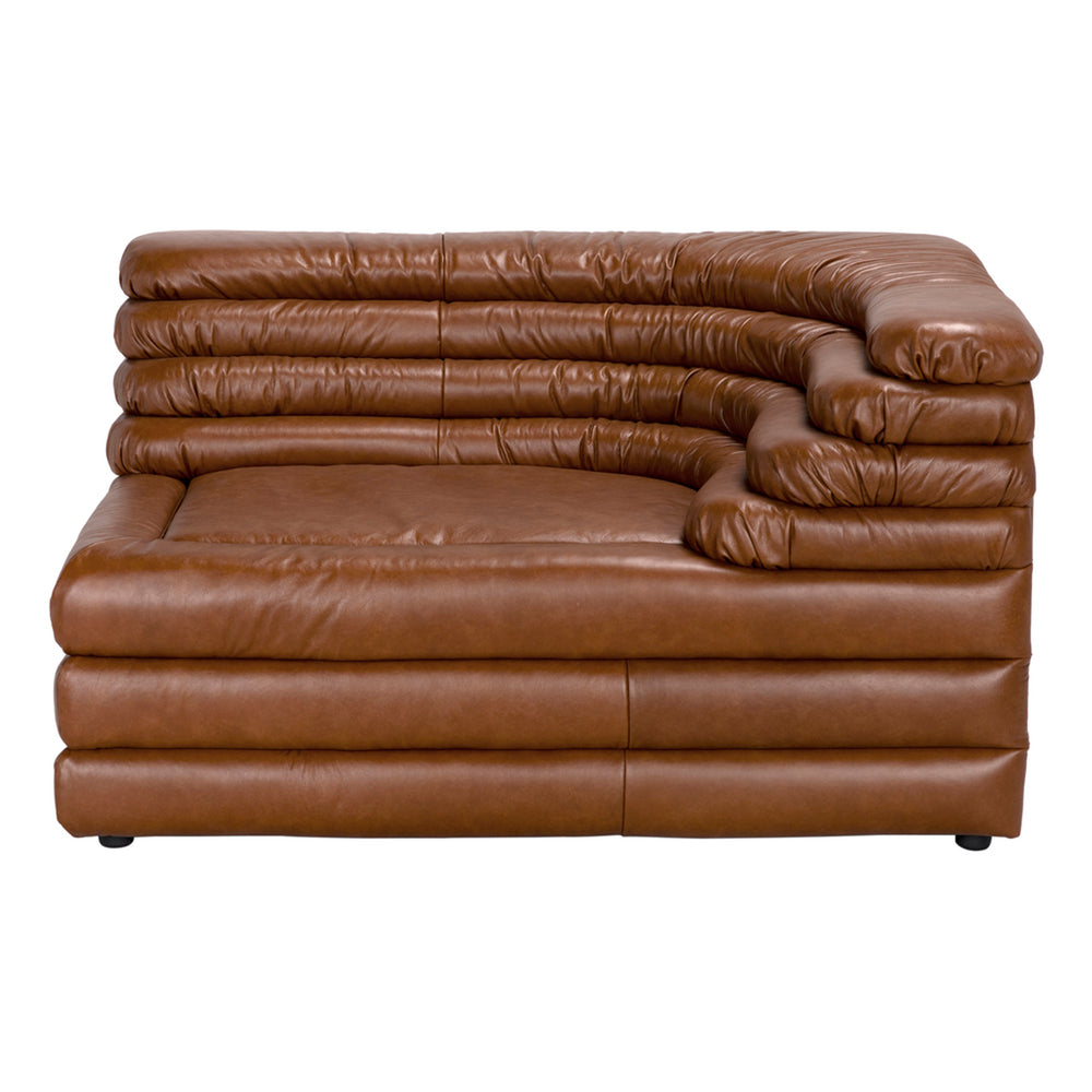 Bandera Sofa, R, Roche Tan Leather