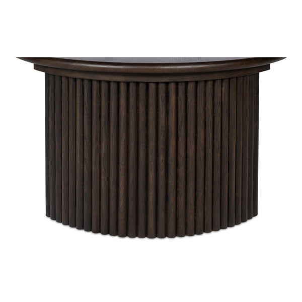 Moe's Penny Nesting Coffee Table in Dark Brown Oak