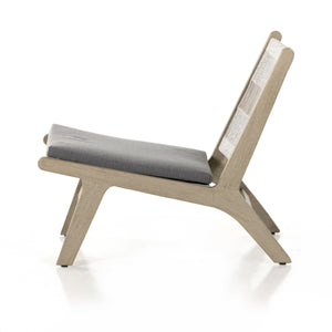 Julian Outdoor Chair In Weathered Grey
