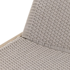 Delano Outdoor Chaise Lounge In Brown