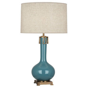 Steel Blue Athena Table Lamp