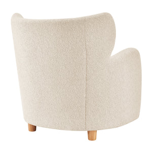 Tiffany KD Boucle Accent Arm Chair, Palladian Beige