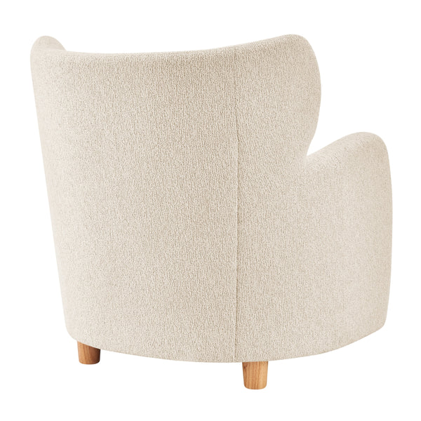 Tiffany KD Boucle Accent Arm Chair, Palladian Beige