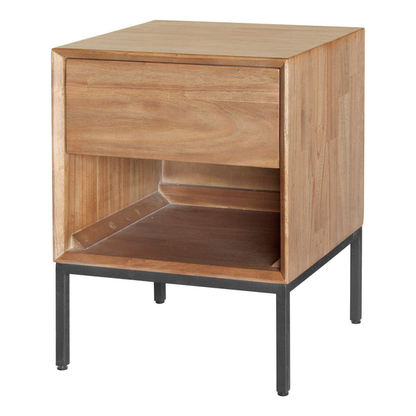 Hathaway Night Stand/Side Table In Newton Brown