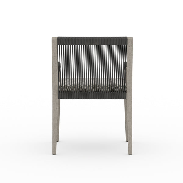 Sherwood Dining Armchair In Grey/Faye Ash