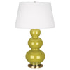 Citron Triple Gourd Table Lamp
