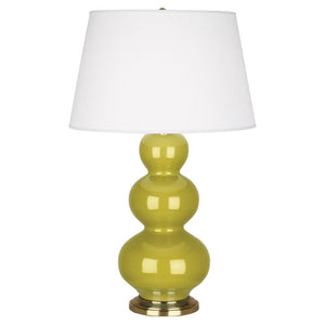 Citron Triple Gourd Table Lamp