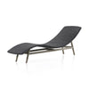 Portia Outdoor Chaise Lounge In Coal