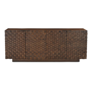 Moe's Easton Sideboard Brown with Textured Design