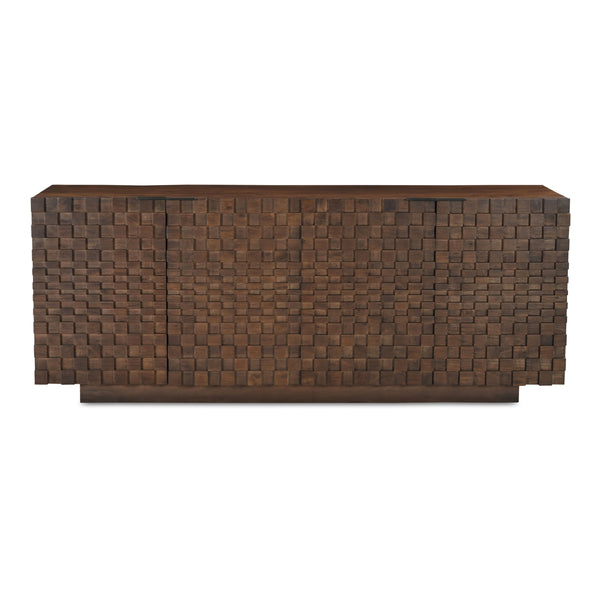 Moe's Easton Sideboard Brown with Textured Design