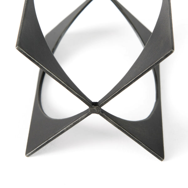 Lima Gunmetal Gray Metal Small Decorative Object