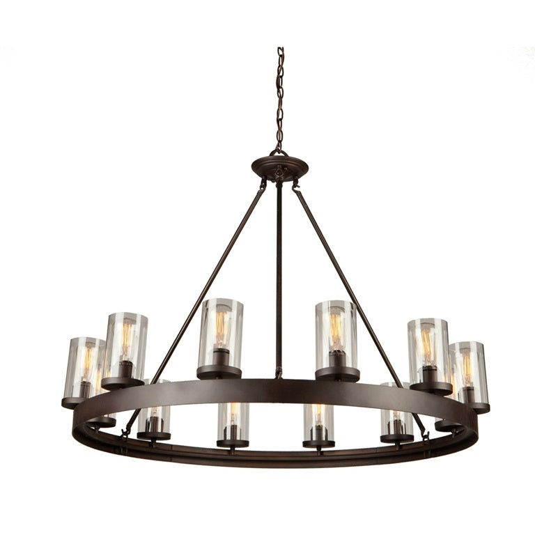 Menlo Park AC10002 Chandelier in Oil Rubbed Bronze