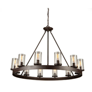 Menlo Park AC10002 Chandelier in Oil Rubbed Bronze