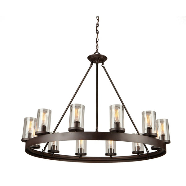 Menlo Park AC10002 Chandelier in Oil Rubbed Bronze