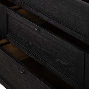 Millie 9 Drawer Dresser In Drifted Matte Bl