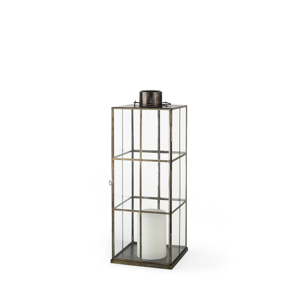 Grimwig (Medium) 8L x 8W x 23H LANTERN W/SHEET BASE WITHOUT BEVEL
