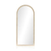 Cressida Floor Mirror - Ivory Painted Linen