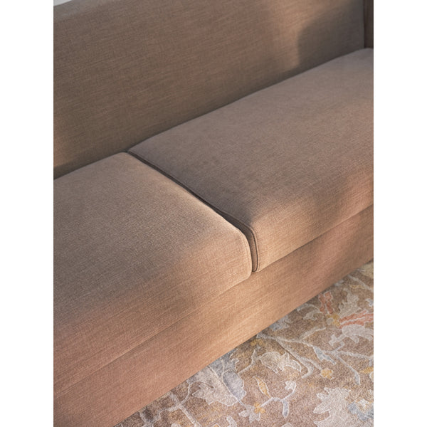 Moe's Finch Sofa in Soft Brown Linen Blend