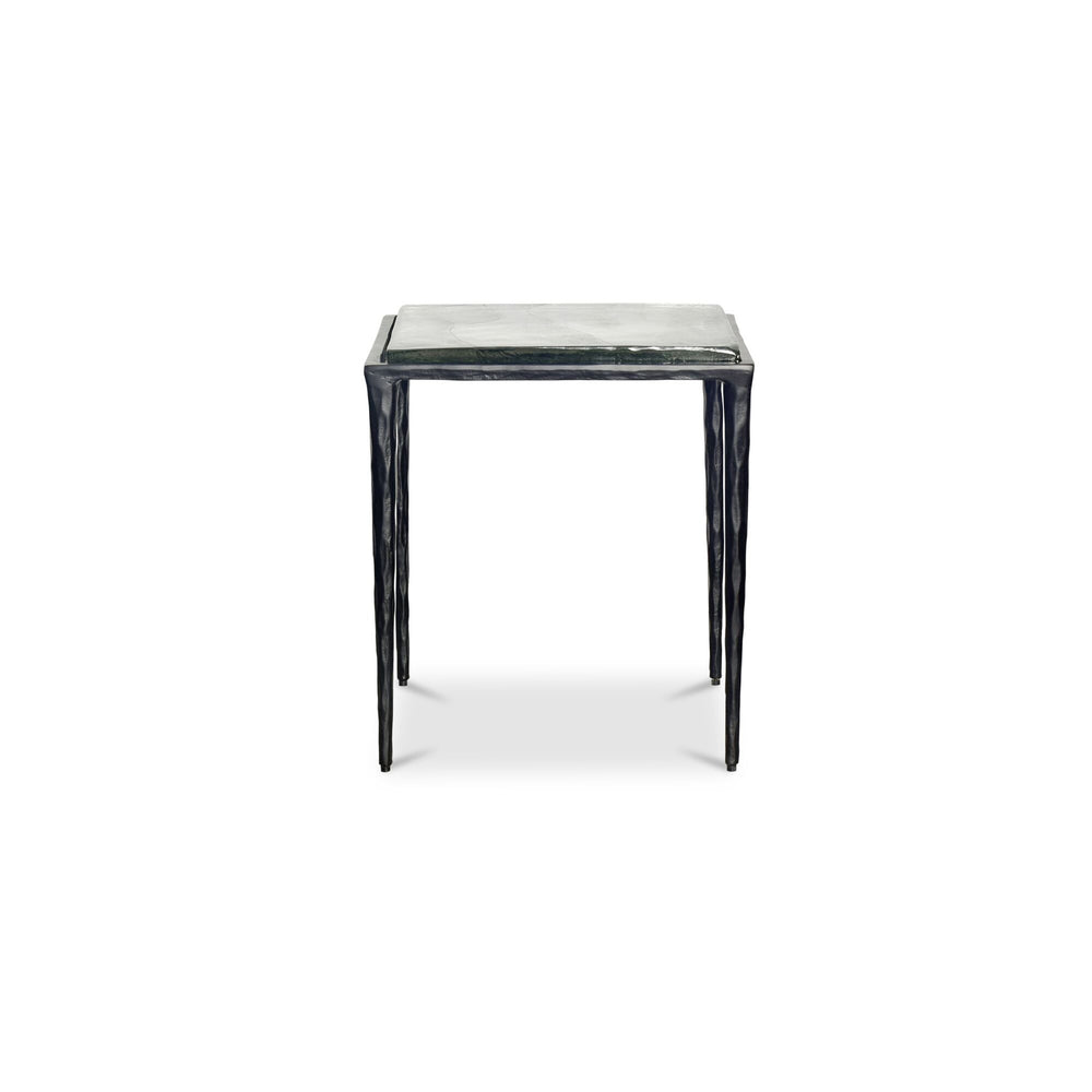 Moe's Mari Sculpted Glass Side Table