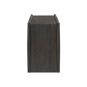 Glenview Console Table - Smoked Black Oak