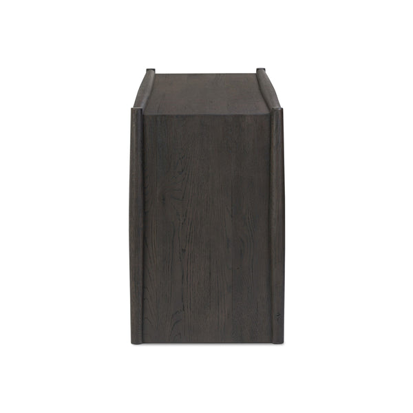 Glenview Console Table - Smoked Black Oak